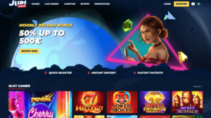 Jupi Casino Front Page - MGA Casino utan Svensk Licens